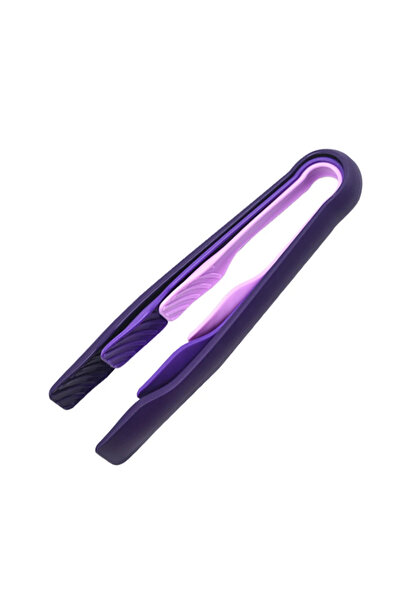 Choice مجموعة واحدة من 3 قطع من ملقط الخبز البلاستيكية القابلة لإعادة الاستخد...