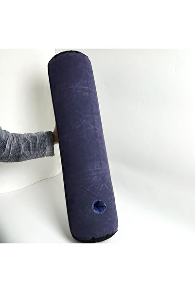 Choice Dark Blue 1pcs Inflatable Pillow Made of PVC Material Portable And Eas...