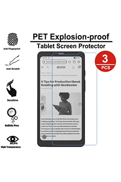 Choice BOOX Palma 3 قطع HD Nano مضاد للانفجار ومضاد للصدمات PET فيلم لجهاز On...