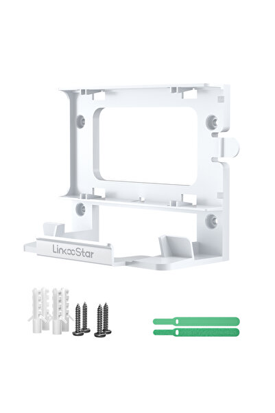 Choice WHITE For Starlink Gen 3 Router Mount Power Supply Bracket Holder Wall Mount Space Saving Satellite