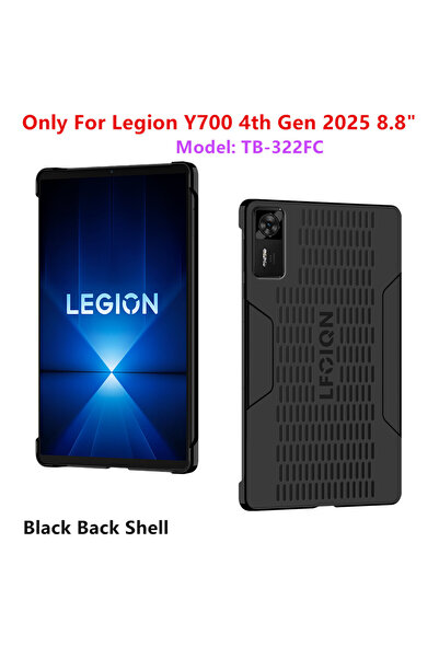 Choice جراب Y700 Gen4 2025 أسود مقاس 8.8 بوصة لجهاز LEGION Y700 2025 من الجيل...