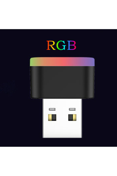 Choice 5 قطع RGB 1 مجموعة 5 قطع مصباح LED ليلي صغير USB للكمبيوتر المحمول 5 ف...