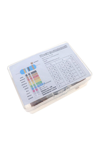 Choice1 300PCS 300/600pcs 1% Resistor Set Resistance 1/4W Metal Film Resistor...