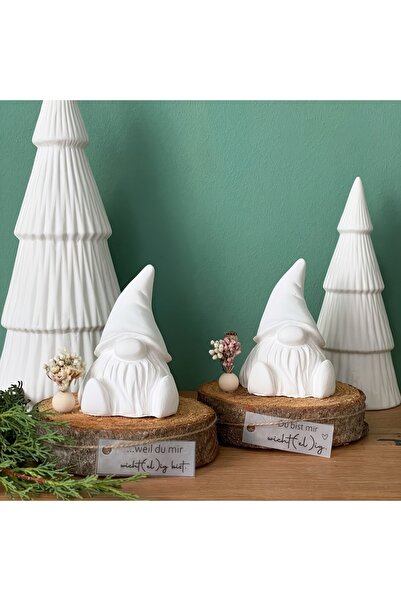 Choice Father Christmas Silicone Candle Mould DIY Christmas Dwarf Plaster Resin Mould Clay Mould Epoxy R...