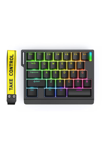 Choice HE30 BLACK HE30 Mechanical Keyboard One-handed 29 keys Magnetic Switch Smart Speed Quick Trigger E-s