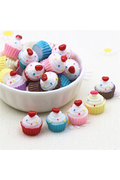 Choice مزيج الألوان 10 قطع 10 قطع من الراتنج ثلاثي الأبعاد على شكل قلب وردي ك...