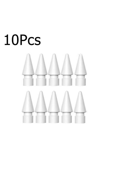 Choice 10pcs Replacement Pencil Tips for Pencil 1st 2nd Generation iPencil Smooth Spare Nibs for iPad Pr..