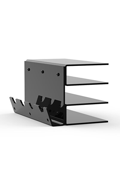 Choice Black Acrylic Keyboard Plate Display Stand 3 Tiers Mechanical Keyboard...