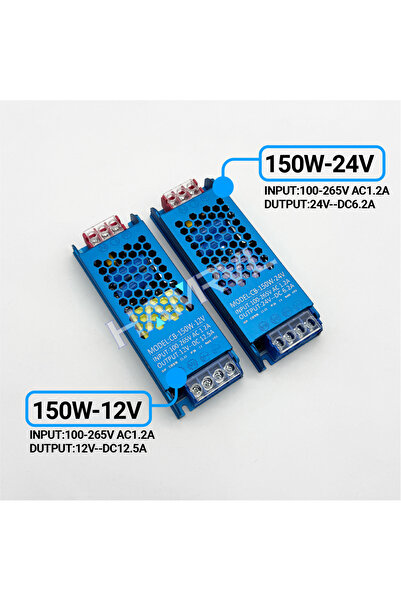 Choice محولات إضاءة رفيعة للغاية 24 فولت 150 واط لشرائط LED مع محرك مصدر طاقة...