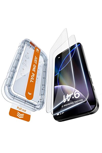 Choice1 واقي شاشة زجاجي مقوى لهاتف iPhone Air، عبوة من قطعتين، واقي شاشة بتقن...