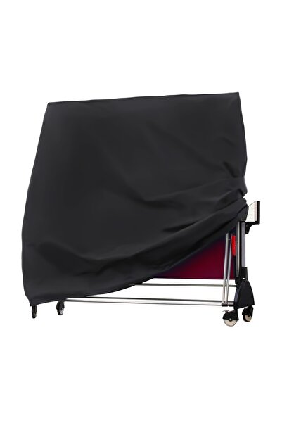 Choice غطاء طاولة تنس الطاولة أسود مقاس 165 × 70 × 185 سم، مناسب للاستخدام ال...