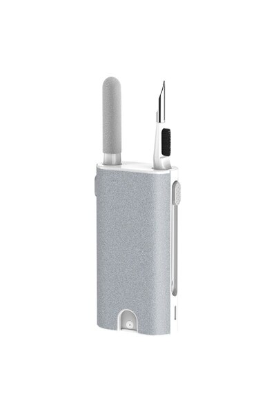 Choice مجموعة فرشاة تنظيف سماعات الأذن باللون الرمادي، أدوات تنظيف الهواتف الذكية والأجهزة اللوحية وأجهزة الكمبيوتر المحمولة وأجهزة التلفزيون، وأدوات تنظيف سماعات الرأس والقلم