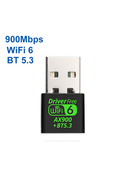 Kebidumei محول USB WiFi 6 بسرعة 900 ميجابت في الثانية AX900 مزود بتقنية Bluetooth 5.3 وشبكة WiFi USB ثنائية النطاق بتردد 2.4 جيجاهرتز و5 جيجاهرتز