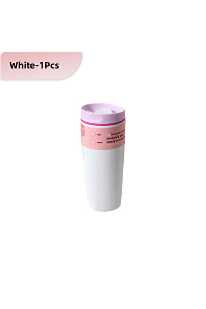 Choice كوب ترمس أبيض 12 أونصة/20 أونصة بسعة كبيرة مثبت في السيارة من الفولاذ ...
