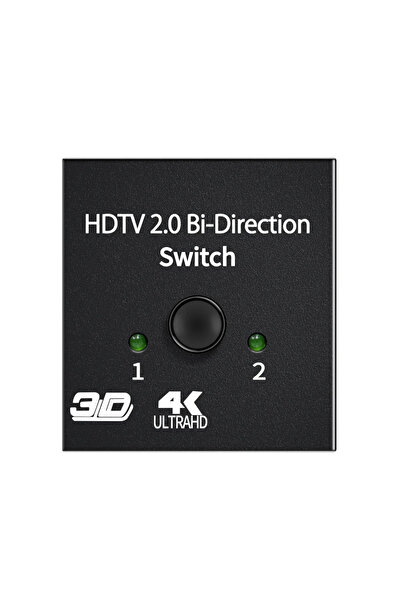 Choice QPQ-2-IN-1 موزع HDMI متوافق مع 4K KVM ثنائي الاتجاه 1x2/2x1 متوافق مع ...