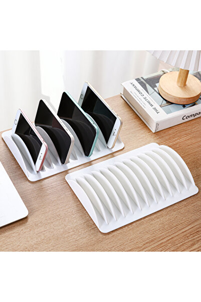 Choice صندوق تخزين متعدد الفتحات لشحن الهاتف والكمبيوتر اللوحي، حامل تثبيت، ح...