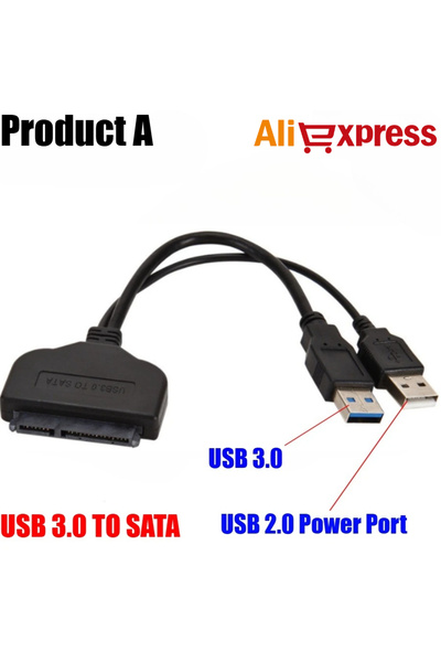 Choice USB 3.0 with 2.0 SATA To USB 3.0/2.0 Type-C Cable Up To 6 Gbps for 2.5Inch External HDD SSD Hard Dri