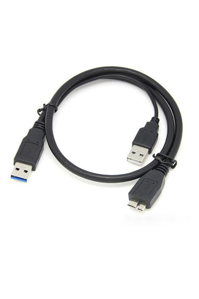 Choice كابل طاقة محرك الأقراص الصلبة 50 سم كما في الصورة، USB 3.0 ذكر إلى Mic...