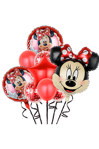 Choice كما في الصورة، الطراز 5، 10 قطع/مجموعة بالونات ميكي ماوس من الفويل، با...