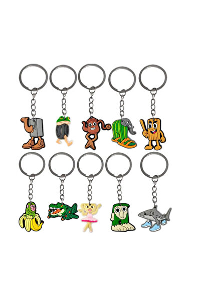 Choice 10pcs New Brainrot Tralalelo Tralala Tung Tung Sahur Party Favors Keyc...