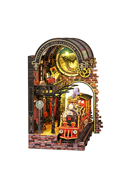 Choice مجموعة أدوات ركن الكتب ثلاثية الأبعاد ZERO PIATFORM DIY، مشهد شارع مصغ...