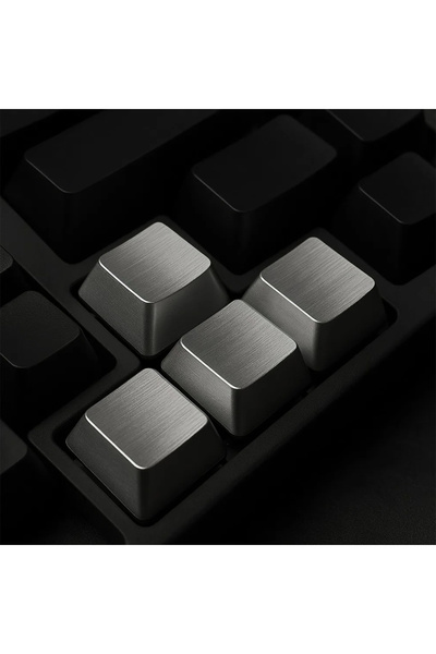 Choice 3pcs 1/3pcs Aluminum Alloy Keycap for Mechanical Keyboard Lightweight Metal Keycap for ESC F Key Dig