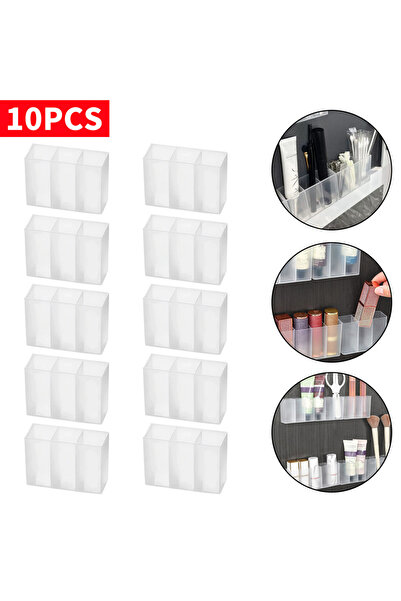 Choice 10 pieces 10 pieces, 5 pieces, 1 piece, multifunctional wall mounted compartment storage box, suitab