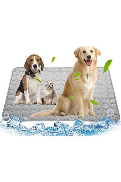 Arabest حصيرة تبريد للحيوانات الأليفة، محمولة وقابلة للطي، آمنة للكلاب والقطط...