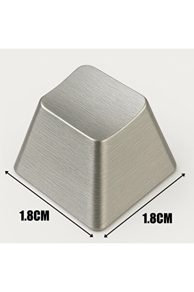 Choice 1pcs 1/3pcs Aluminum Alloy Keycap for Mechanical Keyboard Lightweight Metal Keycap for ESC F Key Dig