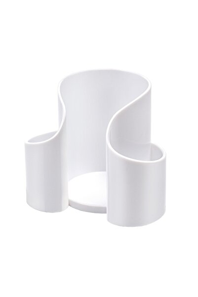 Choice حامل أعواد قطنية أبيض، منظم أعواد قطنية وكرات قطنية شفاف، حاوية تخزين ...