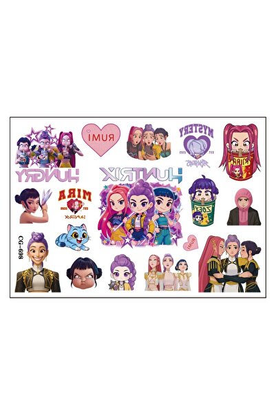 Choice 15.5cmx10.9cm style-3 New KPOP Demon Hunters Rumi Kang Tattoo Stickers...