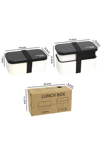 Choice صندوق بينتو أسود للبالغين، صندوق غداء ياباني قابل للتكديس الكل في واحد...