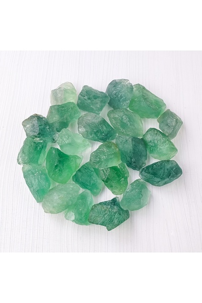 Choice حجر فلوريت أخضر فاتح خام 40 جرام، بلورات خام طبيعية، بلورة شقرا الجذر ...