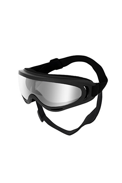 choice2 نظارات واقية للكلاب الفضية مقاس 18×7.5 سم، نظارات واقية خارجية للحيوا...