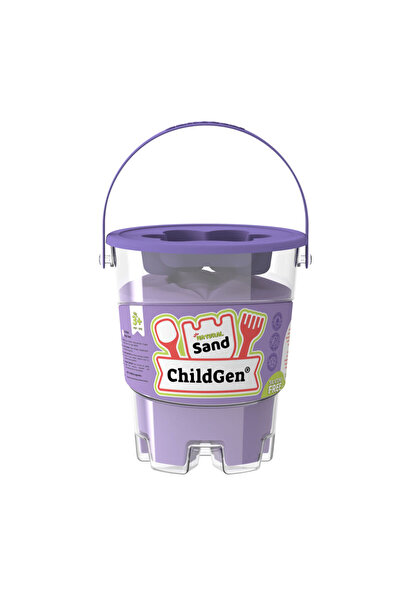 ChildGen Play Dough ChildGen Doğal Kinetik Kum 500gr Mor