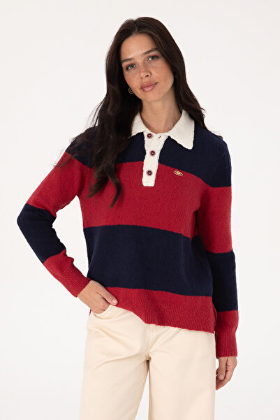 U.S. Polo Assn. Women's Burgundy Sweater 50310034-Vr014