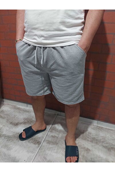 KİMSE GÖRMEDEN Sport Shorts Rain Pattern Solid Model