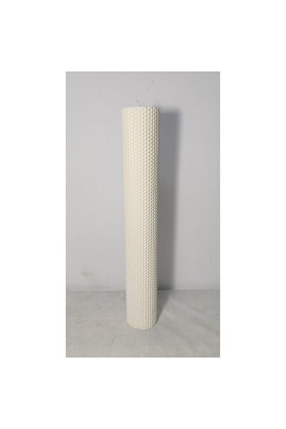 OEM Ivory honeycomb baptism candle H40 D6 cm