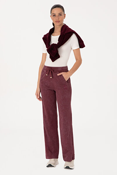 U.S. Polo Assn. Women's Burgundy Sweatpants 50314172-Vr177