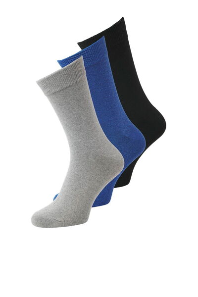 Jack & Jones Мъжки чорапи, 3 чифта - Обикновени