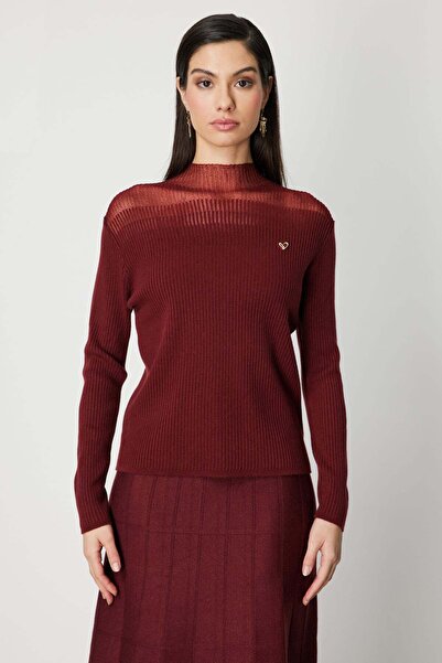 ON Pulover tricotat cu detalii accesorii