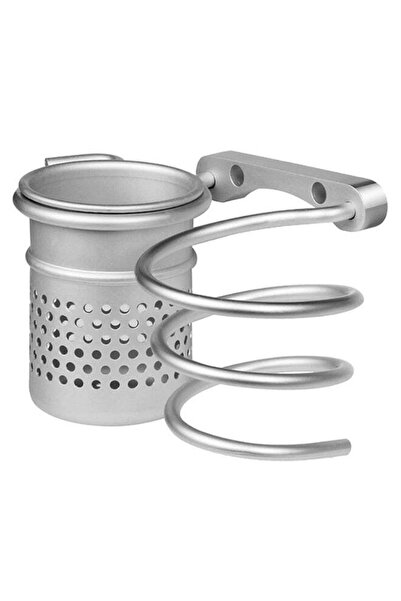 Generic Wall Mounted Hair Dryer And Comb Holder Silver