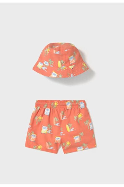 MAYORAL ERKEK BEBEK 1646 BASKILI ŞAPKA MAYO TAKIM GKM0253