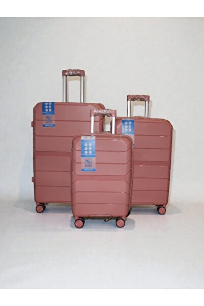 WDA 3-Piece ABS Hard Shell Luggage Set – Durable Lightweight Suitcase with 36...