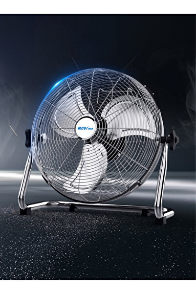 modi مروحة أرضية عالية السرعة - تدفق هواء قوي، هيكل معدني، إمالة قابلة للتعدي...