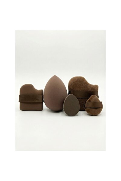 Mooniva Set of 5 Professional Makeup Sponges – Latex-Free Beauty Blenders + P...