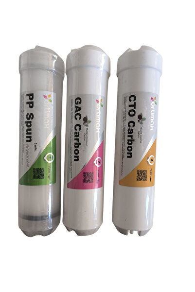 Ortimax Su arıtma cihazı 3 aşama filtre seti
