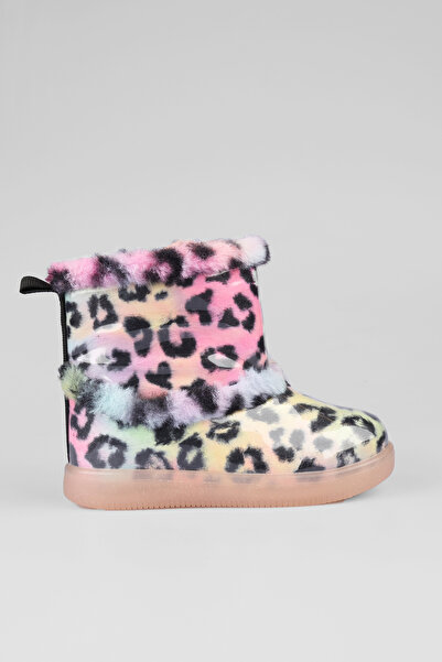 Vicco Peli Model Kız Bebek ve Çocuk Işıklı Siyah Çizme