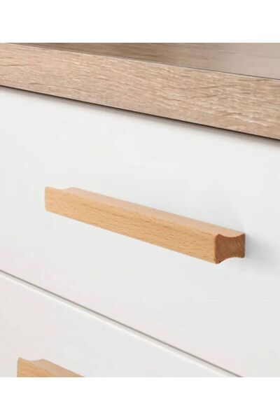 KOÇSAN Bella Wooden Handle Luxury Country Kitchen Furniture Cabinet Drawer Handle