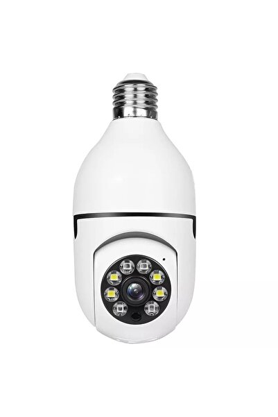 V380 Pro Bulb Camera Full Colour Night Vision CCTV Auto Tracking Security, For Smart Home Security